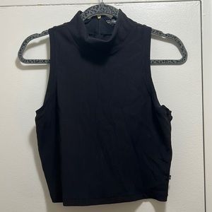 High necked crop top